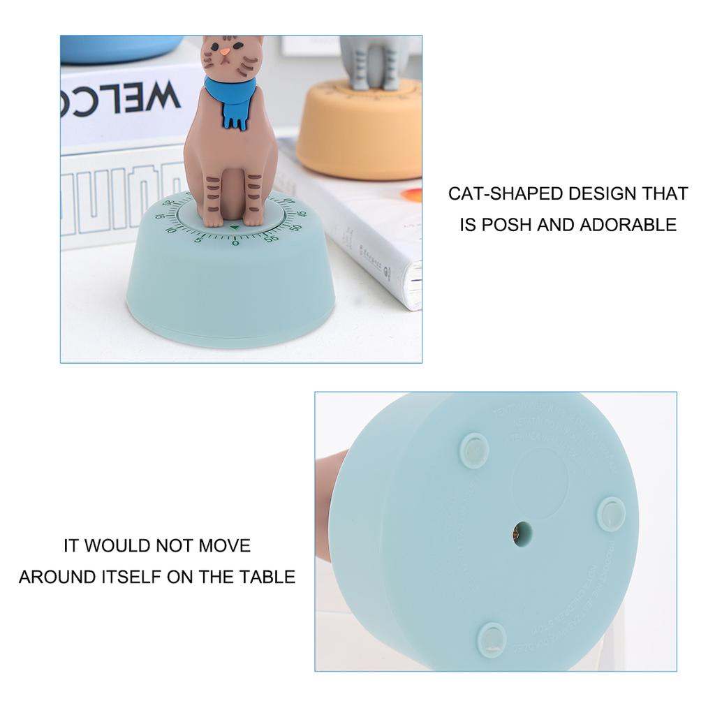 1pc Clockwork Timer Durable Study Timer Kitchen Timer Countdown Clock Kitchen Reminder for Work