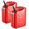VEVOR Metal Fuel Container, 20 L, Fuel Jerry Can with Spout and Comfort Handle, 6 L/min Max Flow Rate