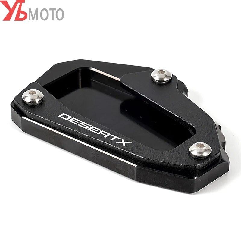 Motorcycle CNC Side Stand Extension Kickstand Enlarge Pad For Ducati SCRAMBLER 1100 Sport Icon Dark DesertX Desert X 2022 2023