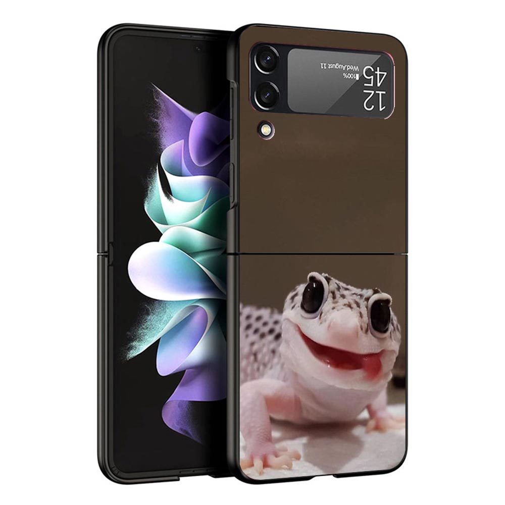 Lizards Geckos Case For Samsung Galaxy Z Flip 7 6 5 4 3 z Flip7 Flip6 Flip5 Flip4 5G Phone Cover Flip3 Folding Coque