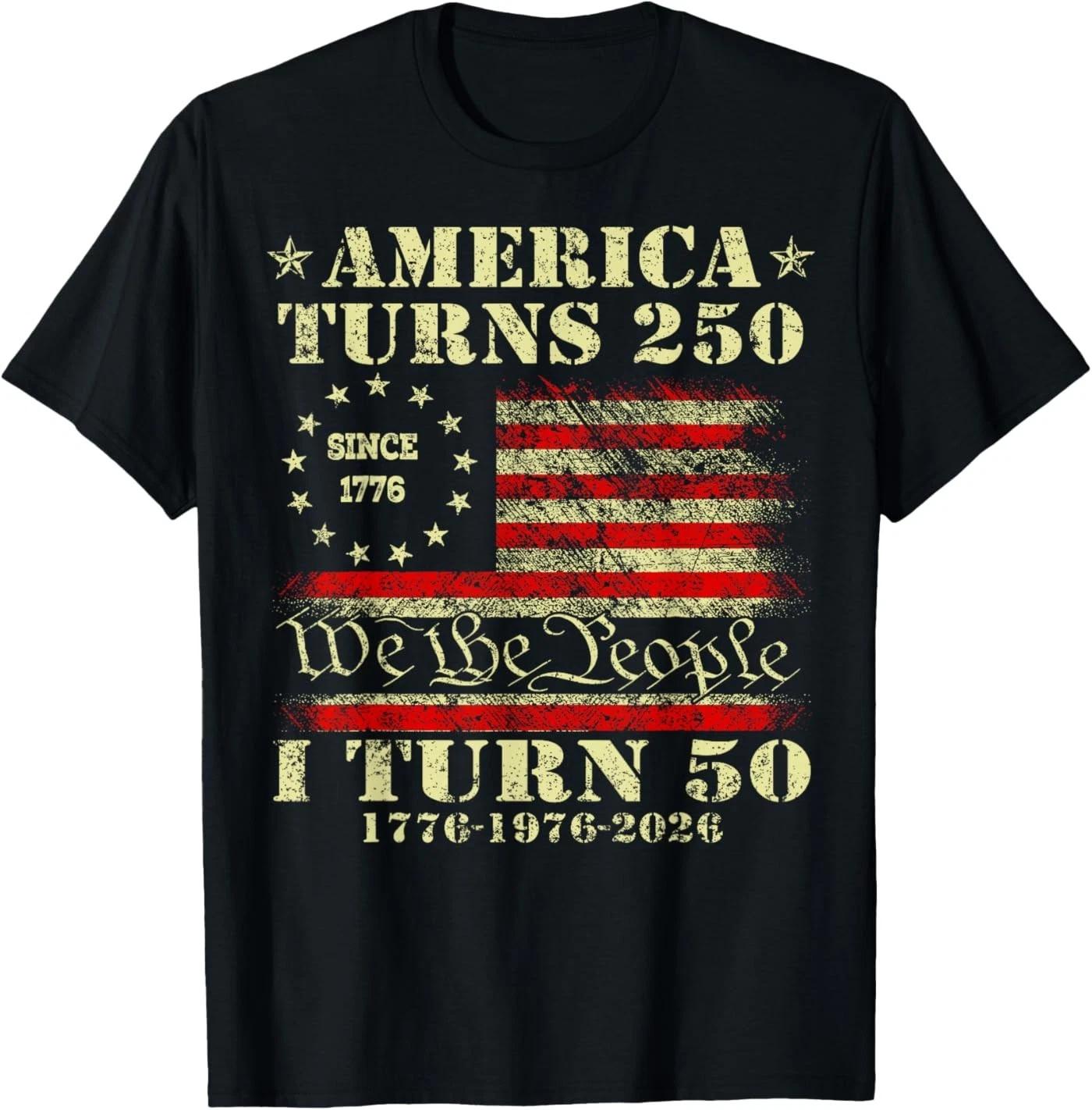 Ретро Америка 250 лет Я 50 лет 1976 50-й День Рождения Футболка M