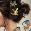 Women Moving Butterfly Hair Clip Fashion Hairpin Barrette Headwear Styling Tool