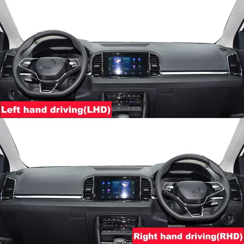 For Skoda Karoq 2017 2018     Car Dashboard Cover Avoid Light Pads Sun Shade Mat Anti-UV Case Non-Slip Carpets