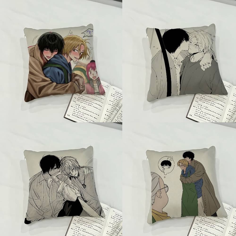 Nagumo And Shin Case Plush Fabric Soft Pillowcase Double Sided Print Cushion Cover Household Gifts