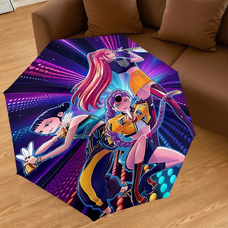 1PC Dance Battle Umbrella-8-Rib Reinforced, Automatic Open, Lightweight & Durable, Cute Fashion Accessory for Outdoor-K1285