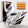 Apple iPhone Duo Foldable Magnetic Case with Rotating Bracket and Anti-Drop Protection.