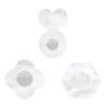 Transparent Ear Stabilizers for Earrings Acrylic Earplug Transparent Silicone Earring Lifters for Earring Backs Ear Lobe