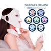 Foreverlily Face Neck Silicone LED Mask 7 Colors LED Light Photon Red Light Therapy 3D Flexible Facial Mask Anti-Ance Skin Care
