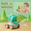 Press and Go Dinosaur Car Toys for 1 Year Old Boy|First Birthday Gift with Whistle|Baby Toys 12-18 Months Toddler Age 1-2| Cars for Toddlers 1-3