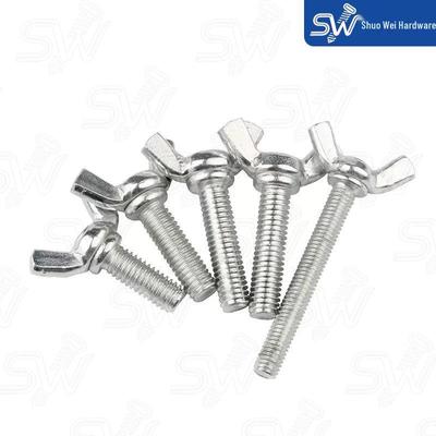 Galvanized Butterfly Wing Screws & Bolts M4-M8