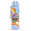 1PC Balloon Cartoon Pattern 750ml Color Plastic Sports Water Bottle Leakproof Flip Straw Lid Suitable for Sports Office Home Use