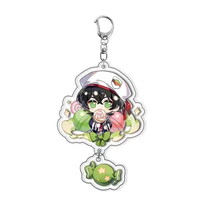 

2025 New Trend Children Anime Cartoon Periphery Acrylic Keychain Cute Backpack Pendant Accessories Birthday Gift Fan Gift