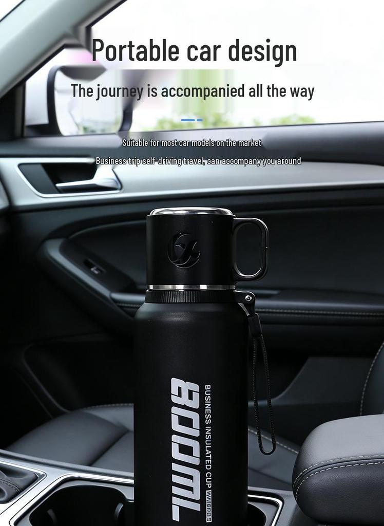 Large Capacity 316 Stainless Steel Thermos with Tea Infuser – Portable, Leak-Proof Bottle for Hot/Cold Retention