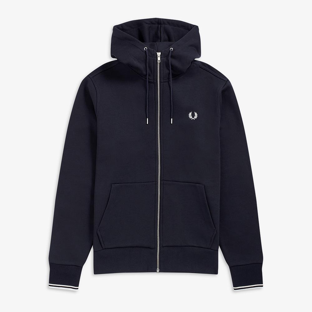 Fred Perry [Baseline] Zip-Through Hooded Sweatshirt (795) Afpm2437536-795