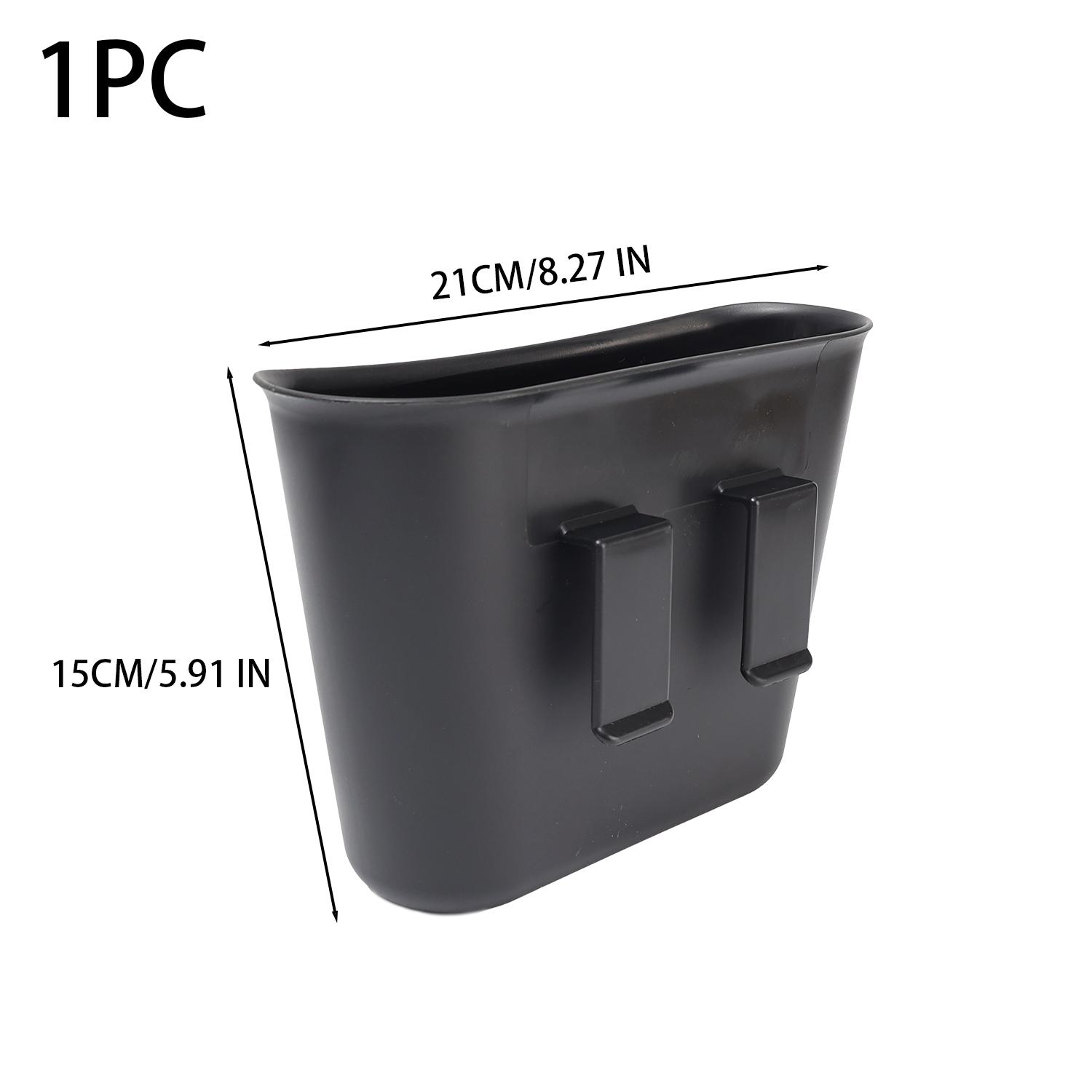 Small Car Trash Can Storage Organizer Auto Backseat Storage Box Hook Multifunctional Waterproof Hanging Car Trash Can чёрный