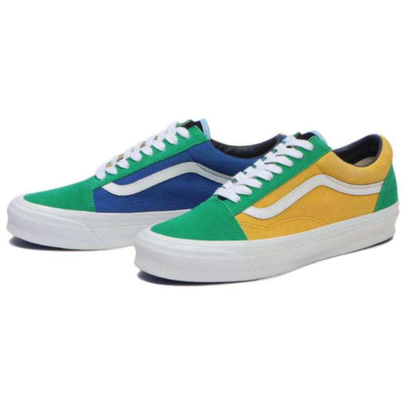 Vans Og Old Skool Lx 'Off The Wall Green Yellow' Vans VN0A4P3X02I