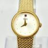 Used [Good Condition/New Battery] SEIKO 1P Color Stone Ladies Watch Gold 1220-0020 416809