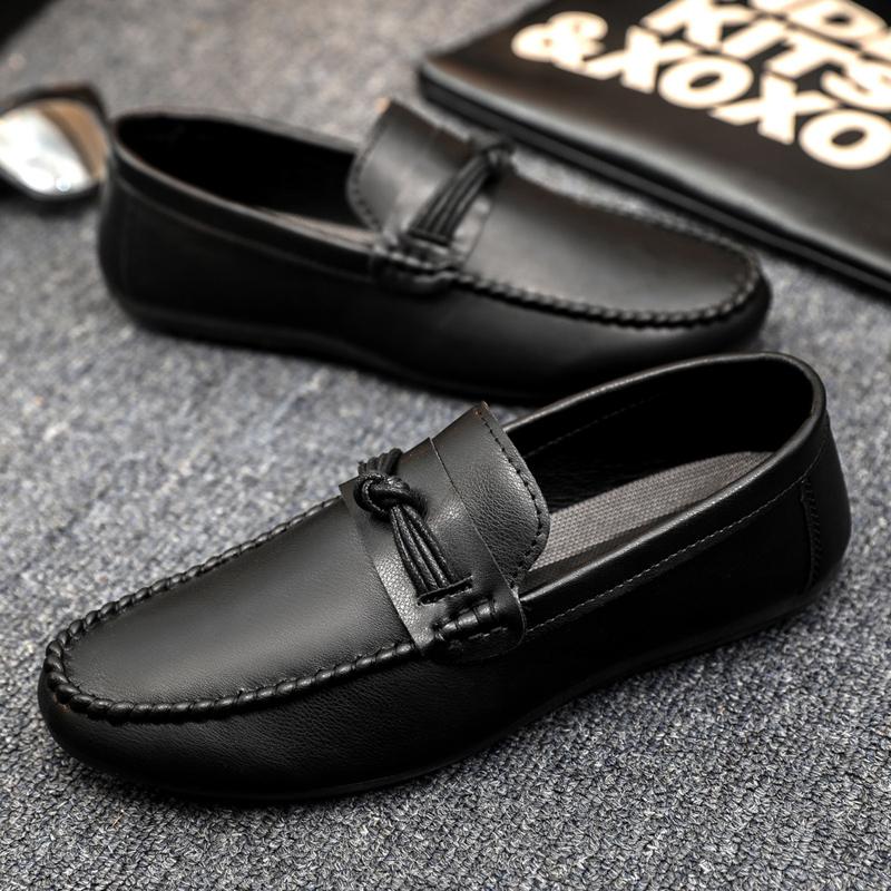 New Men's Formal Shoes, Leather Fashion Men's Business Casual Shoes, Lightweight Loafers, Leather Shoes