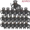 New 8pcs/lot MOC Uruk-hai Orc Army Group Orcus Figures Model Building Blocks LOTR Bricks Medieval Toys for Children gifts