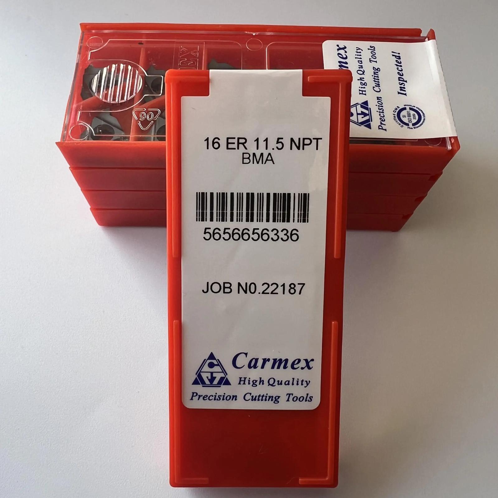 

Оригінал / 16ER11.5NPT BMA / Промислові змінні твердосплавні пластини 10 шт