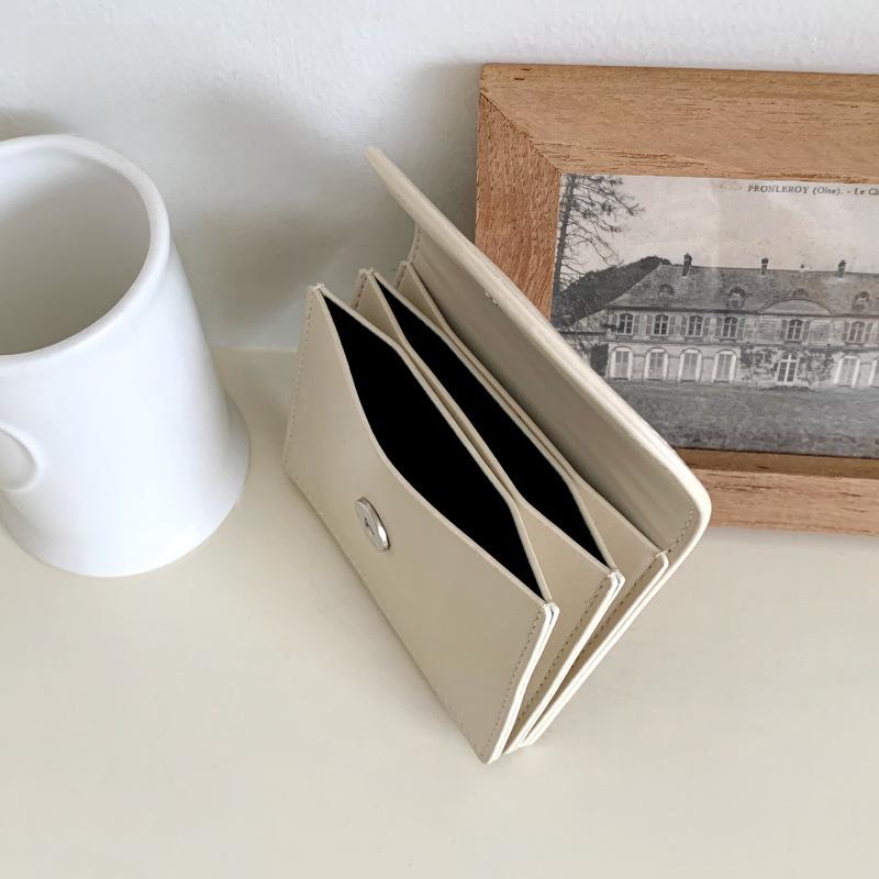 Korean Style Dopamine Color Card Holder - Simple & Multifunctional