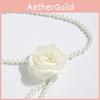 Elegant Hanfu Waist Chain With Pearl Elements For Formal Traditional Costume