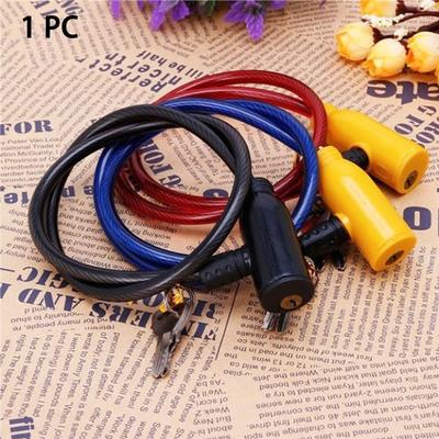Durable Hot Bike  Security With 2 Keys Cable Anti-Theft Scooter Safety Cycling Bicycle Lock