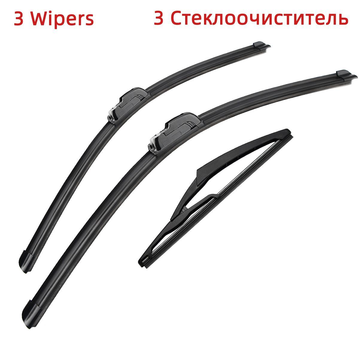 

3 шт. щетки стеклоочистителя для MINI Mini One Cooper SD Hatch F55 F56 2013-2019 19 18 10 подходят для переднего лобового стекла, щетки для окон, резак, аксессуары