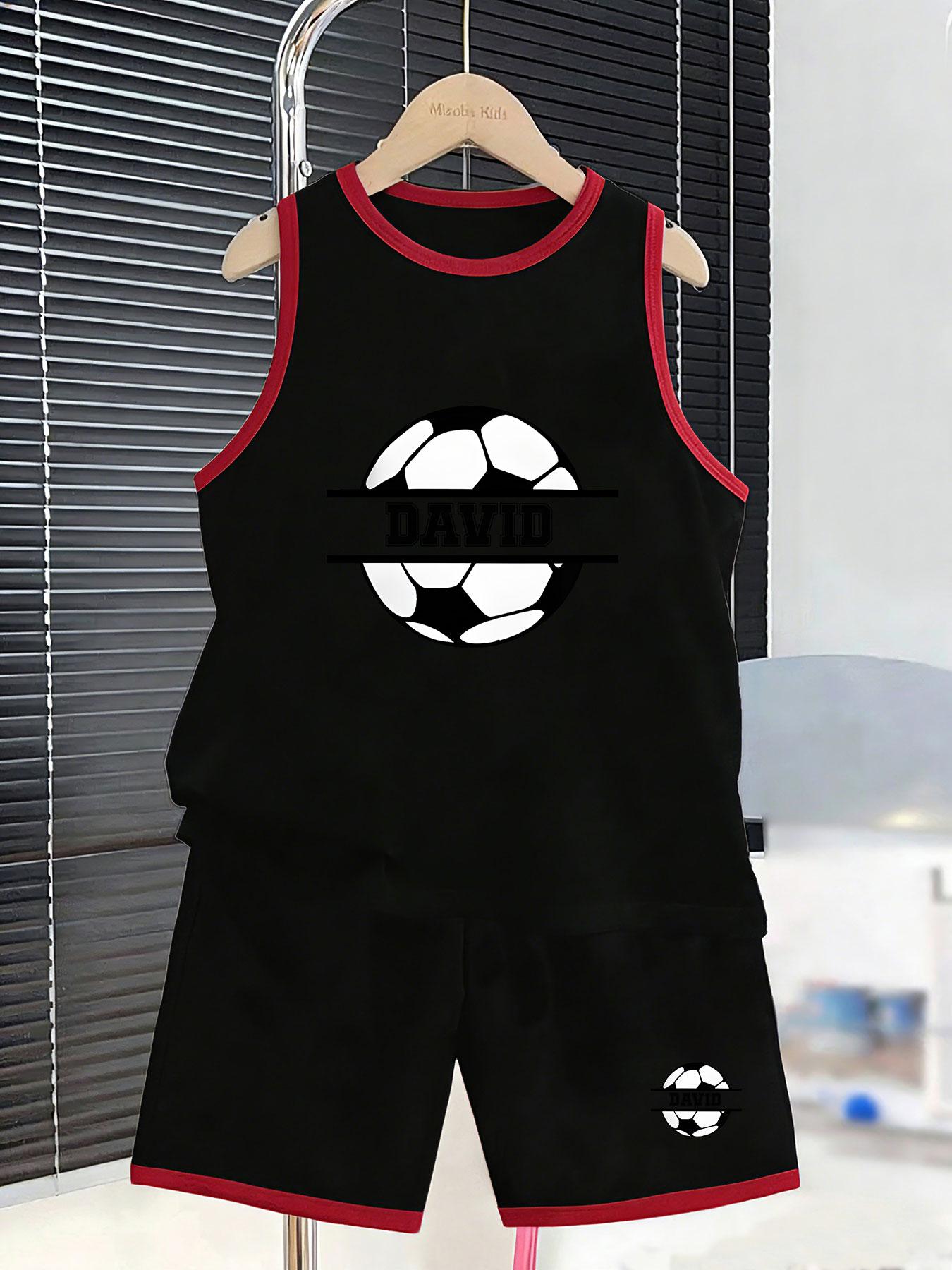 

Boys’ “BLESSED by GOD” set. Faith-inspired breathable set, loose fit for daily casual wear. 2-3Y чёрный