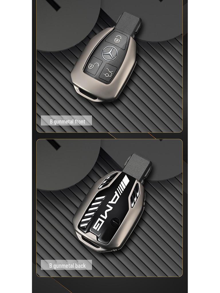 Mercedes-Benz Key Cover for C-Class, E-Class, GLC300L, E300L, A200L, S-Class, C260L.