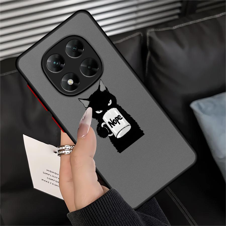 

Case for Xiaomi Redmi Note 14 10 9S 12 11 13 Pro Plus 14C 13C A4 Funda Back Phone Cover Cartoon Cat And Mouse Redmi Note 12 Pro+