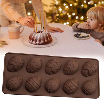 Moule à gâteau en silicone en forme d'œuf, moule à fondant en forme d'animal gélifié, moule à chocolat, outils de décoration de pâtisserie, outil de cuisine