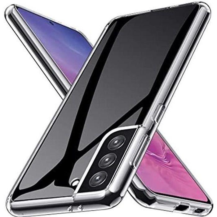 Coque souple en silicone pour Samsung Galaxy S21 - Protection complète - Cristal transparent