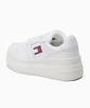 Tommy Jeans Meg Platform Leather Sneakers - White (T52F1Arsc54Jt1Ybs)