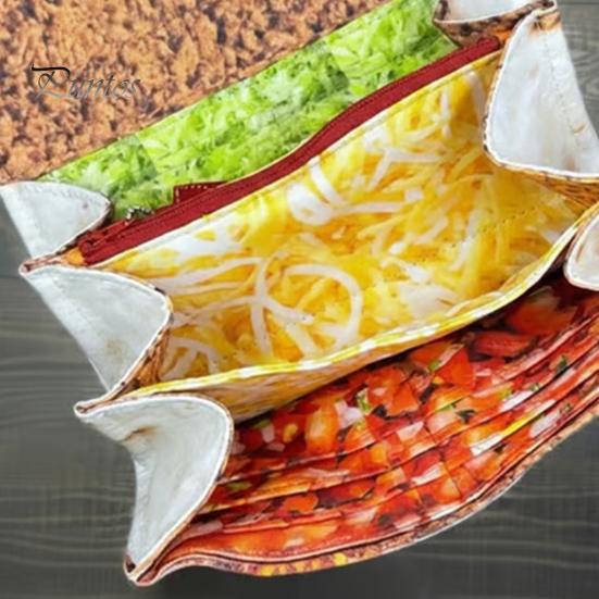 Fun Burrito Purse Wallet Faux Leather Coin Travel Card Holder Novelty Food Design Pouch Shape Portable Organizer Gift for Tortilla Lovers Realistic