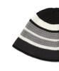 CAVISH Striped Knit Bucket Hat Black(Cv2Dsuab24A)