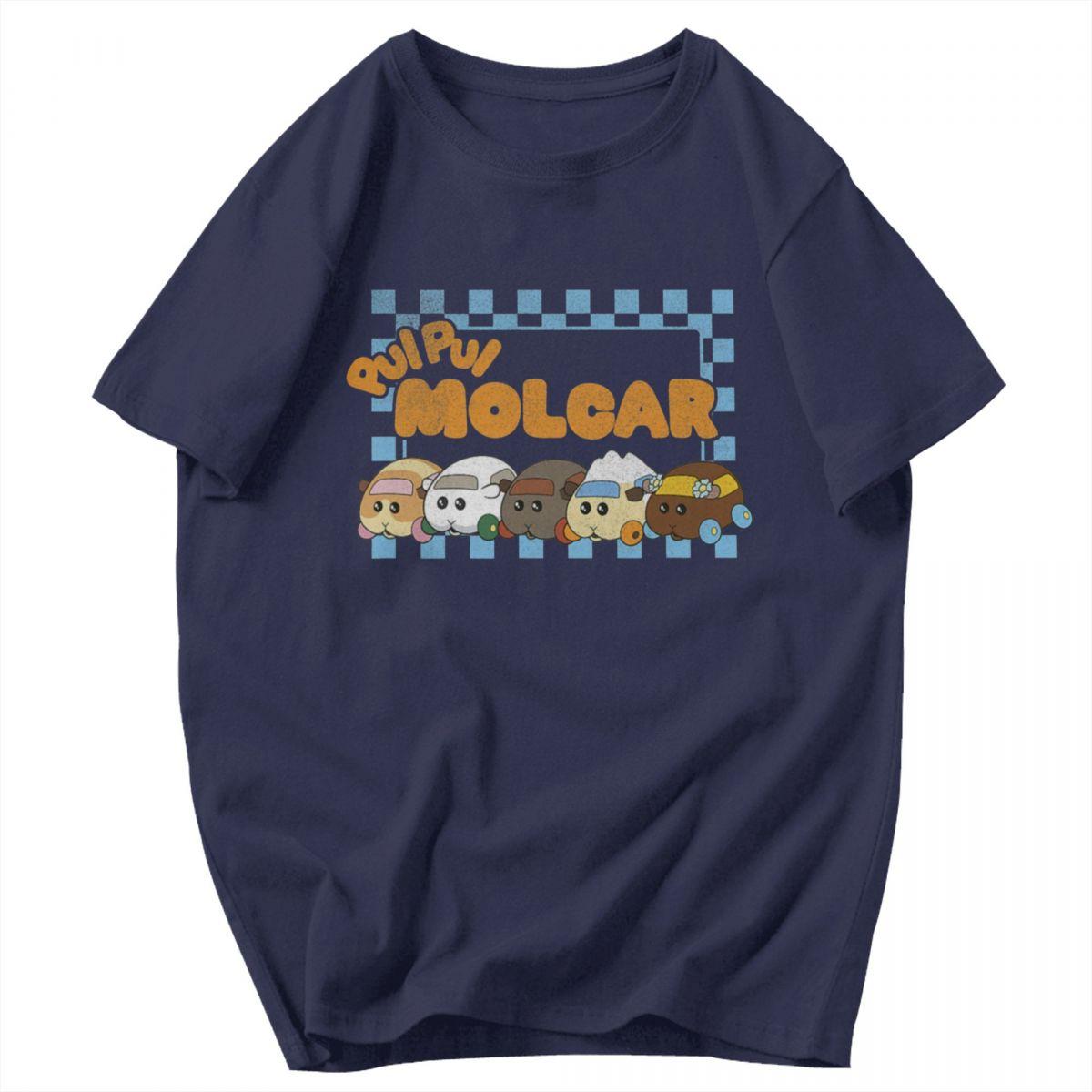 

Men T Shirt Zombie Molcar Pui Pui Molcar Kawaii Pops Y2K Graphic Oneck Unisex Tops T Shirts 4XL