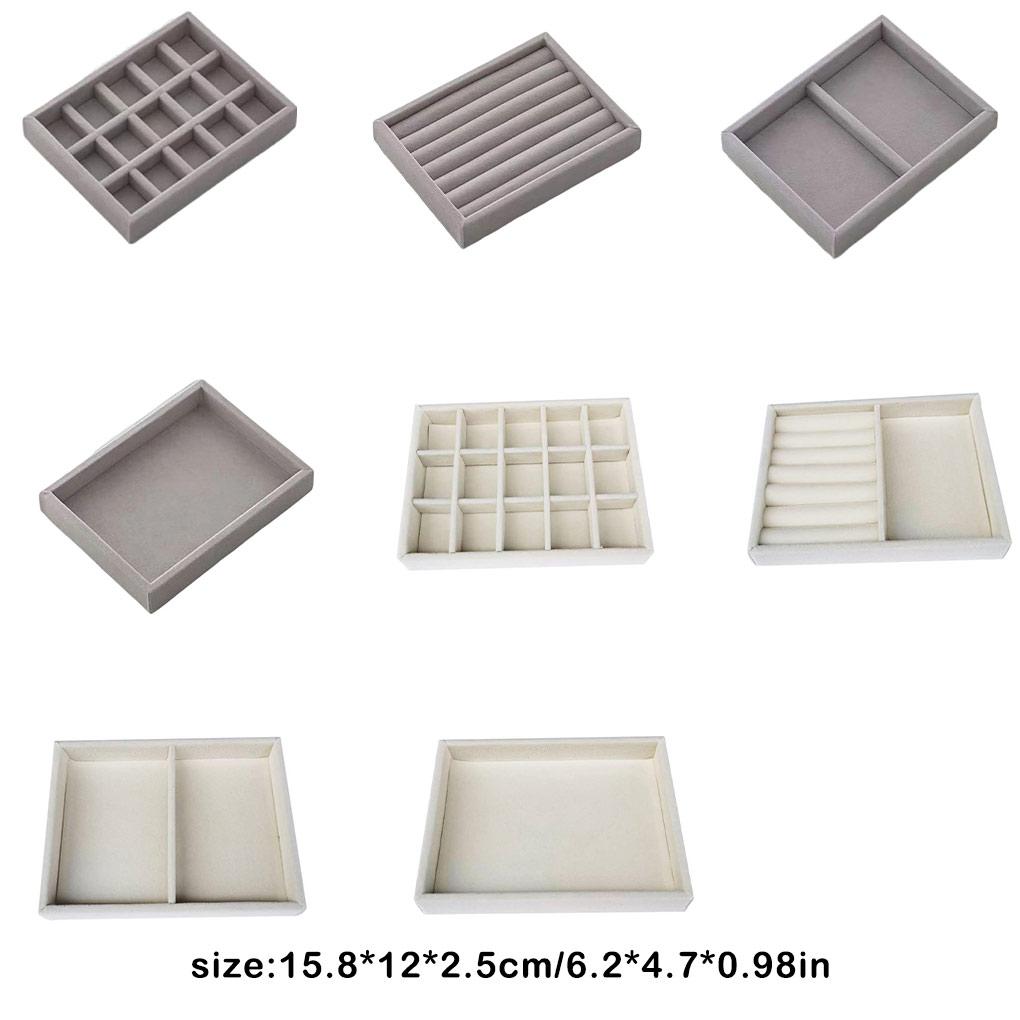 Schmuck Präsentationsablage Holz Mode Ohrringe Halskette Armband Anhänger Halter Wohnheim Schlafzimmer Zimmer Aufbewahrungskoffer