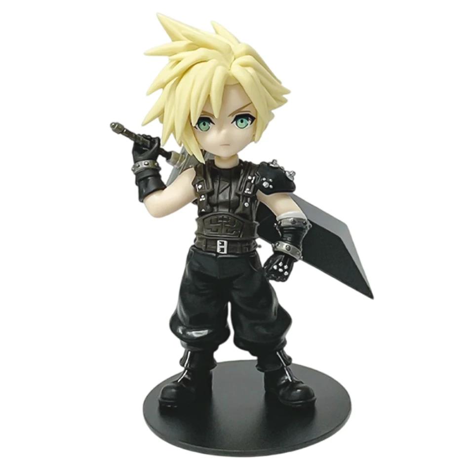 Anime 11-12cm Cloud Strife Tifa Lockhart Aerith Gainsborough Zack·Fair Figure Model PVC Toy Desktop Collection Accessories Gift