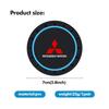 Anti-Slip Auto Cup Holder Pad Silicone Durable Interior Decor For Mitsubishi Outlander Pajero Sport Lancer EX ASX L200 Eclipse