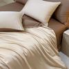 Class A Long-Staple Cotton Sateen Four-Piece Set: Pure, Simple, Solid Color with Single Duvet Cover