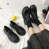 Black Small Leather Shoes Women's Japanese Jk Shoes Spring New British Style Versatile Retro Flat Shoes