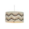 Ceiling Light Home ESPRIT Bicoloured Raffia 50 W 39 X 39 X 21 Cm