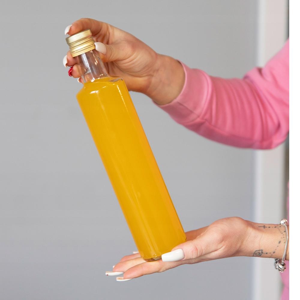 10X DORICA GLASS BOTTLES 500ml CLEAR WITH DISPENSER for olive oil and vinegar 0.5l