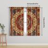 2pc, Curtains Morocco Inspired Abstract Mosaic Durable Polyester,Without Electricity Festive Holiday for Holiday Decor