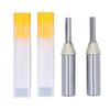 2Pcs Woodworking Straight Bit 1 2in 3 Flute High Speed Straight Router Bit for Installation Model Making