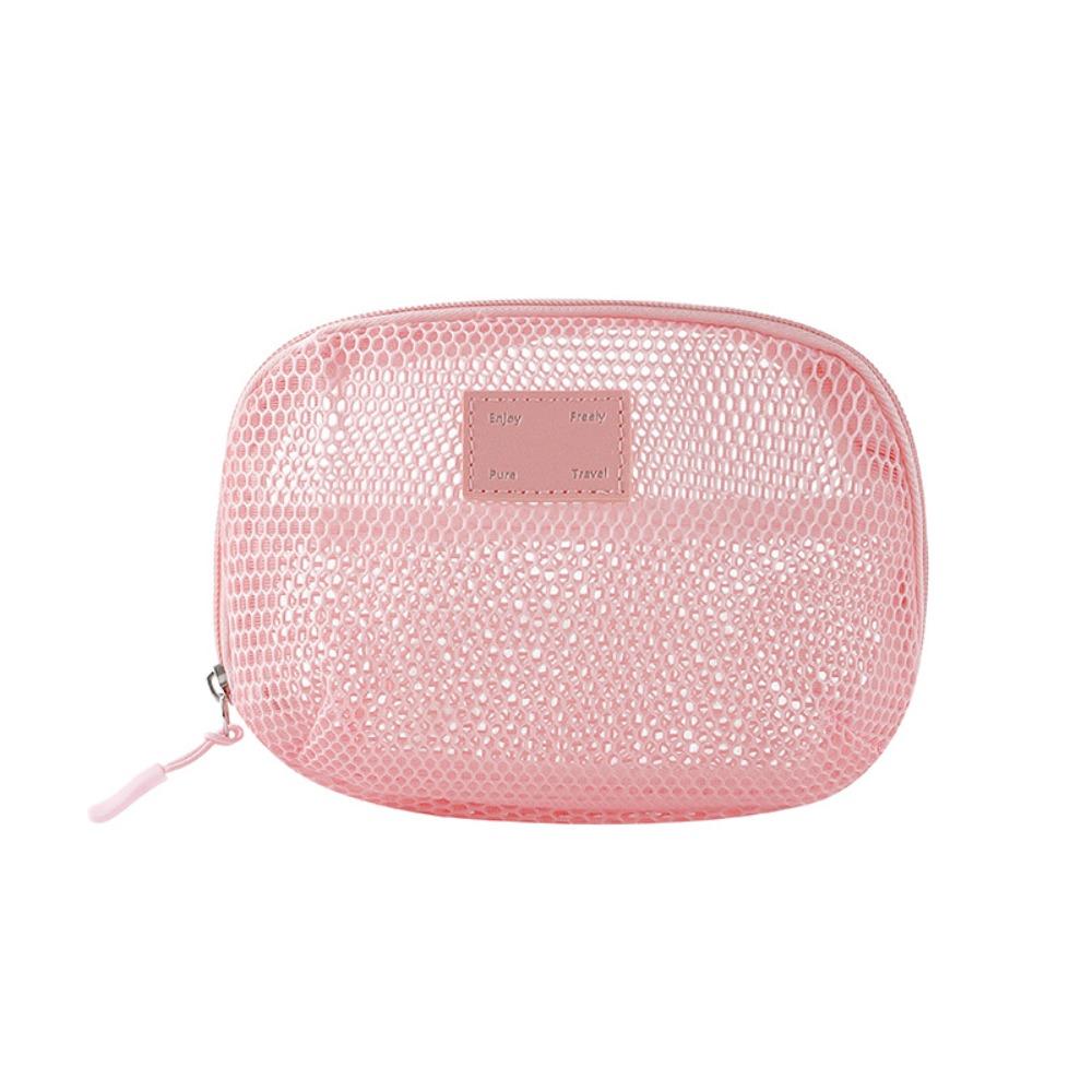 Nylon Cosmetic Bag Hand-held Storage Pouch Casual Toiletry Wash Bags  Women