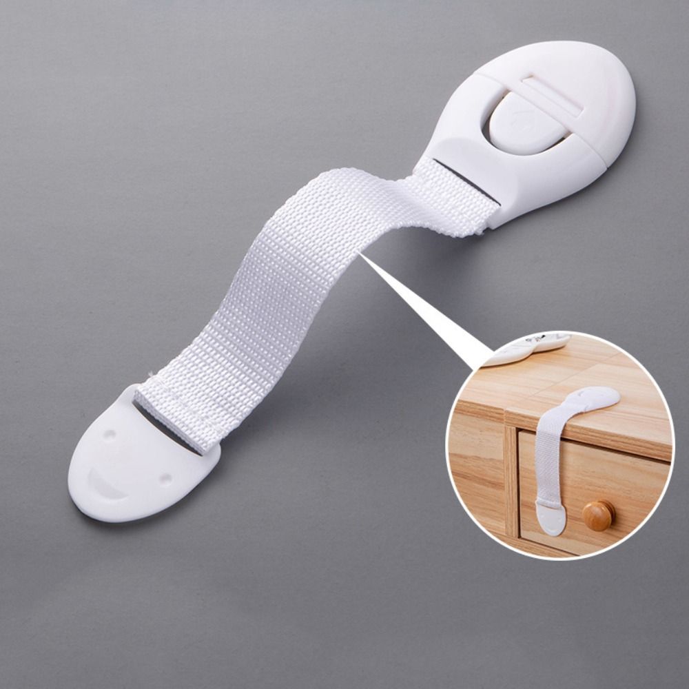 10PCS Durable Child Safety Cabinet Lock White Baby Safety Locks Kids Safety Door Lock Cupboard