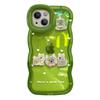 The Little Bear Doll Is Suitable for IPhone 16, Phone Case 13, Pro Max Dual Stand 15, Transparent and Cute Xiaomi 14, Silicone 11