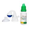 Indicator CO2 pentru acvariu Soluție Monitor plante Iarbă Sistem CO2 Concentrație Rezervor de pește Tester de lichid din sticlă Verificator de picături de lichid